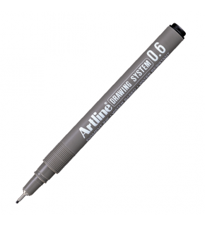 Artline Çizim Kalemi 0.6 MM Siyah EK236 (1 Adet)