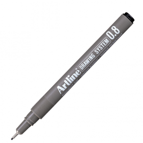 Artline Çizim Kalemi 0.8 mm Siyah EK238 (1 Adet)