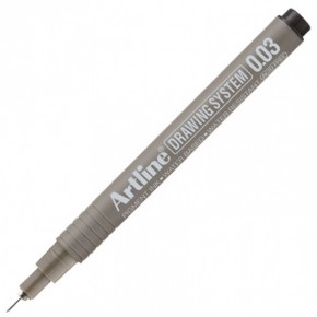 Artline Çizim Kalemi Drawing System 0.03 mm Uç Siyah EK-2303N (1 Adet)
