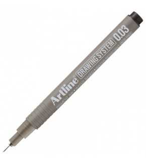 Artline Çizim Kalemi Drawing System 0.03 mm Uç Siyah EK-2303N (1 Adet)