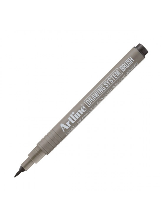 Artline Çizim Kalemi Drawing System Fırça Uç Siyah EK-23FN (1 Adet)