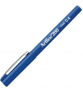 Artline Fineliner 0.4 MM Mavi EK-200N (1 Adet)