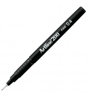 Artline Fineliner 0.4 MM Siyah EK-200N (1 Adet)