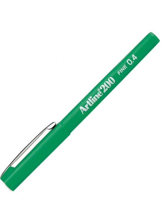 Artline Fineliner 0.4 MM Yeşil EK-200N (1 Adet)