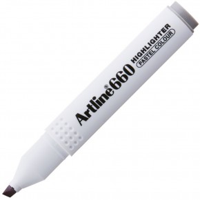 Artline Fosforlu Kalem Kesik Uç 1,0-4,0 MM Pastel Grey EK-660N (1 Adet)