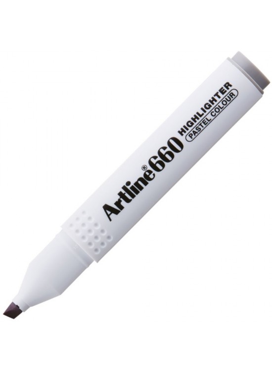 Artline Fosforlu Kalem Kesik Uç 1,0-4,0 MM Pastel Grey EK-660N (1 Adet)