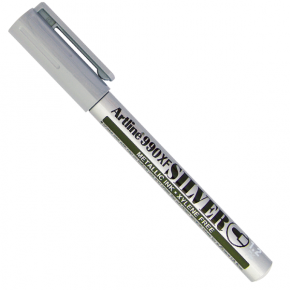 Artline Markör Yaldızlı Yuvarlak Uçlu 1.2 mm Gümüş EK-990XF (1 Adet)