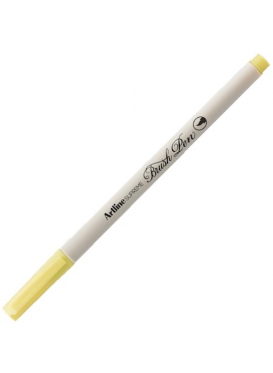 Artline Supreme Brush Uçlu Kalem Açık Sarı EPFS-F (1 Adet) Artline Supreme Brush Uçlu Kalem Açık Sarı EPFS-F (1 Adet)