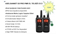 Aselsan ASN-M446-1000 G5 PRO PMR 2 li El Telsizi + Kulaklık Aselsan ASN-M446-1000 G5 PRO PMR 2 li El Telsizi + Kulaklık