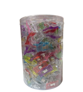 Asetat Kutulu Plastik Mandal Kıskaç 200 Lü