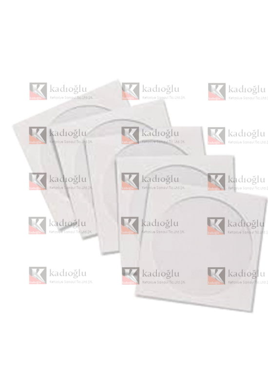 Asil Doğan CD Zarfı Pencereli 12.5x12.5 80 gr Beyaz (1 Adet)