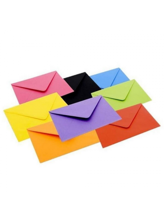 Asil Doğan Davetiye Zarfı 5 Renk Karışık 130x180 80 gr AS-5204 (1 Adet)