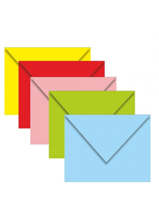 Asil Doğan Kartvizit Renkli Zarf-80 gr 5 Renk 7x9 80 gr AS-7104 (1 Adet)