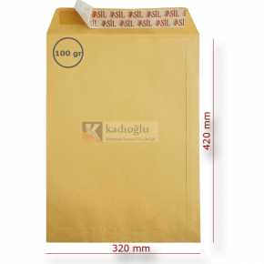 Asil Doğan Torba Zarf Formula Silikonlu 32x42 100 gr (1 Adet)