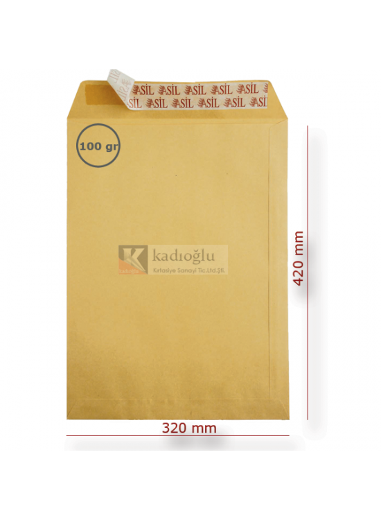 Asil Doğan Torba Zarf Formula Silikonlu 32x42 100 gr (1 Adet)