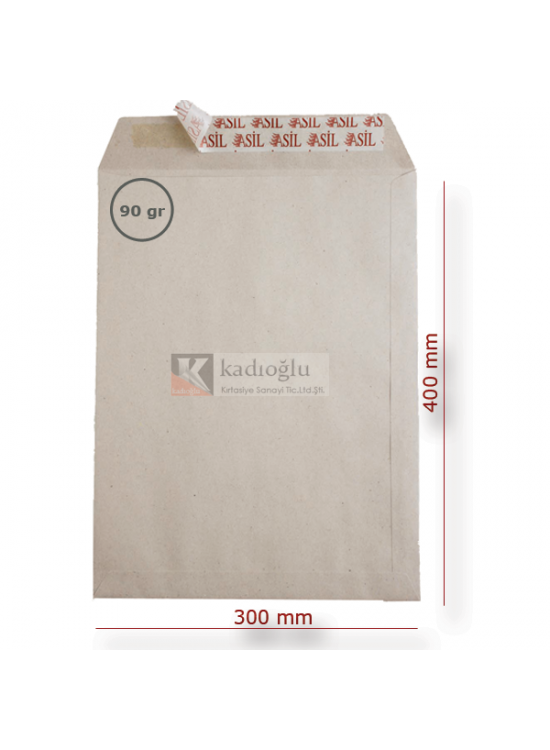 Asil Doğan Torba Zarf İmt Kraft Silikonlu 30x40 90 GR AS-0866 (1 Adet)