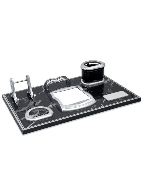 ASİL SİYAH-GÜMÜŞ MERMER DESENLİ MASA SETİ ASİL SİYAH-GÜMÜŞ MERMER DESENLİ MASA SETİ