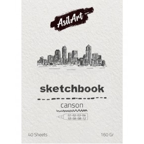 Asilart Sketchbook 160gr A3 Eskiz Aydınger 25Yp
