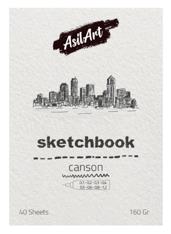 Asilart Sketchbook 160gr A3 Eskiz Aydınger 25Yp Asilart Sketchbook 160gr A3 Eskiz Aydınger 25Yp