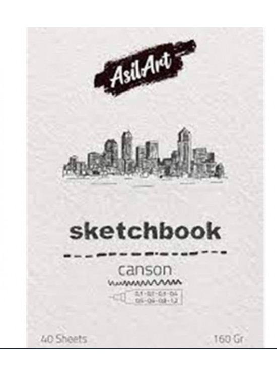 Asilart Sketchbook 160gr A4 Pr Eskiz Aydınger 25Yp Asilart Sketchbook 160gr A4 Pr Eskiz Aydınger 25Yp