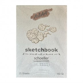 Asilart Sketchbook 160gr A5 Schoeller 25Yp
