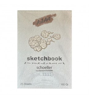 Asilart Sketchbook 160gr A5 Schoeller 25Yp