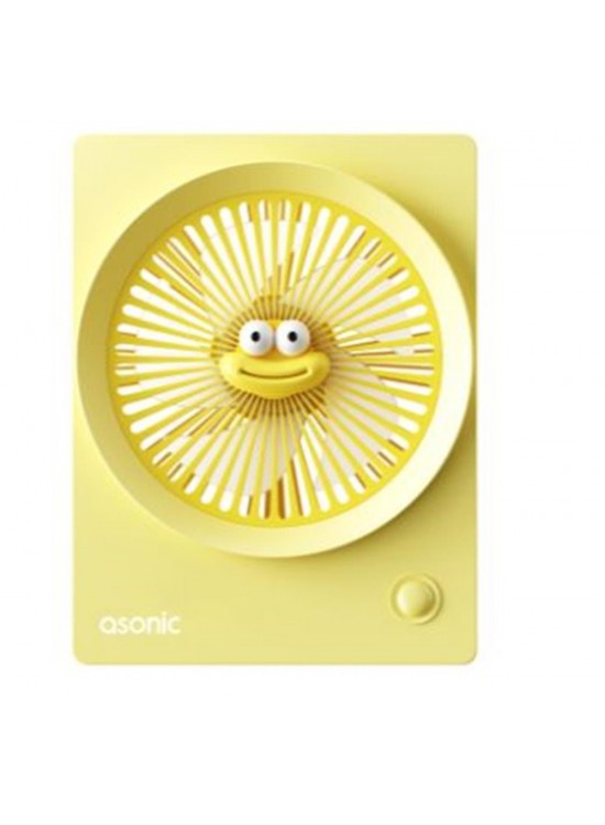 Asonic AFN23 Sarı 500mAh 3 Hız Kademeli Masaüstü Usb Fan