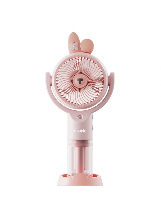 Asonic AFN26 Pembe 500mAh 2 Kademe Nemlendirici Sprey USB Fan Asonic AFN26 Pembe 500mAh 2 Kademe Nemlendirici Sprey USB Fan