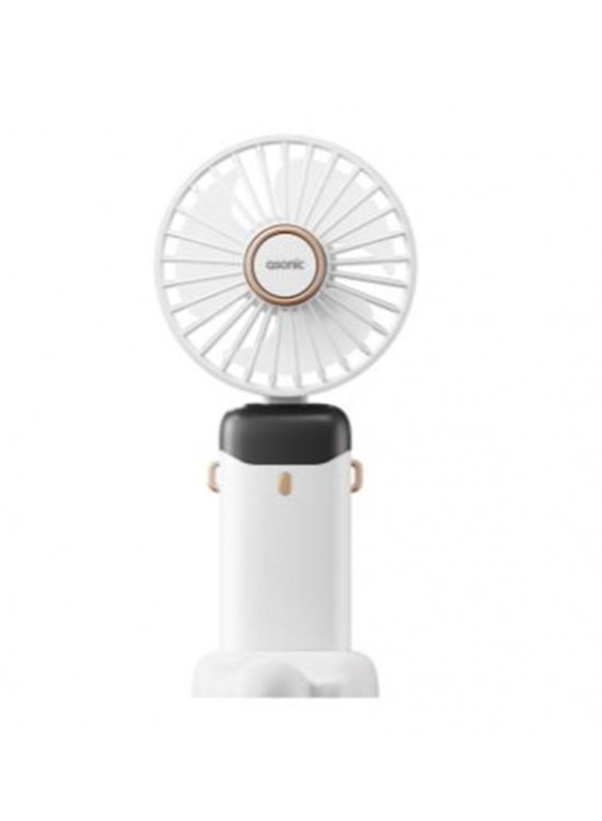 Asonic AFN28 Beyaz 500mAh 3 Kademe Dijital Göstergeli Katlanabilir Mini USB Fan