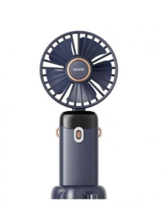 Asonic AFN28 Lacivert 500mAh 3 Kademe Dijital Göstergeli Katlanabilir Mini USB Fan