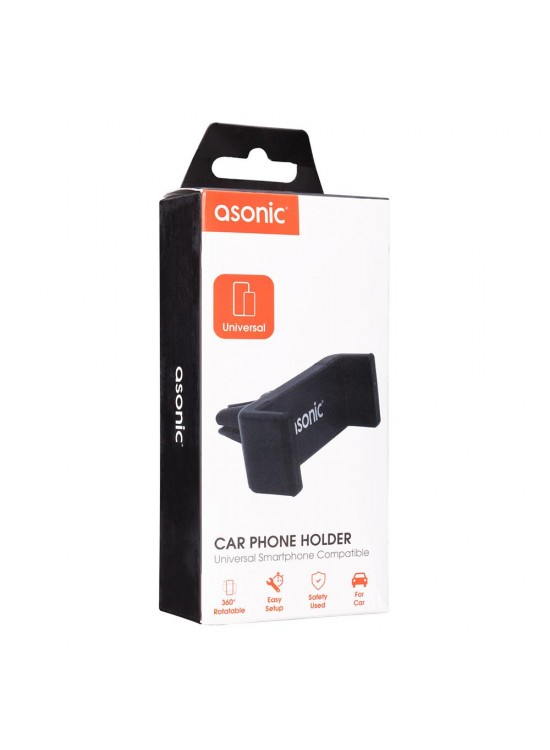 Asonic AS-H01 Universal Ayarlanabilir Siyah Araç Telefon Tutucu