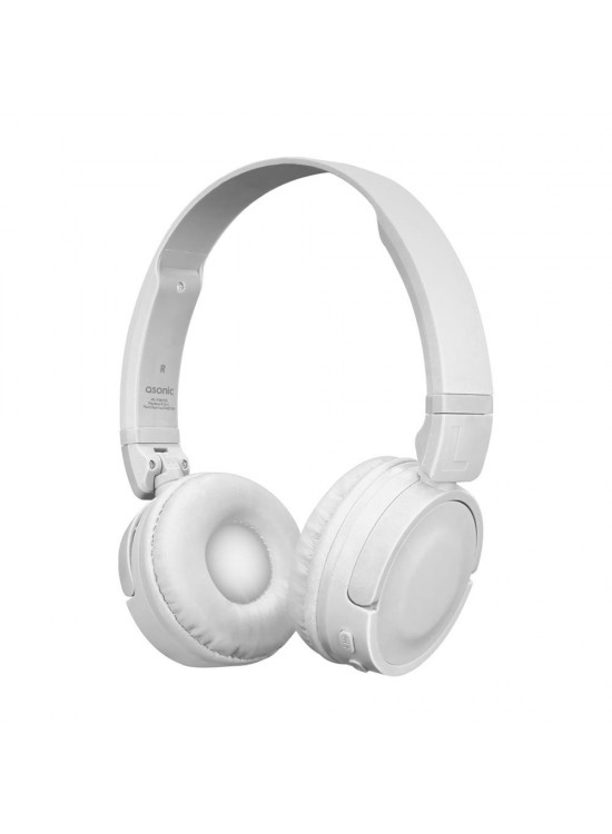 Asonic As-XBK55 Beyaz TF Kart Özellikli Bluetooth Kulaklık Asonic As-XBK55 Beyaz TF Kart Özellikli Bluetooth Kulaklık