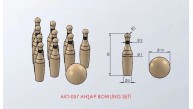 Assa Spor Ahşap Bowling Seti Akt-057