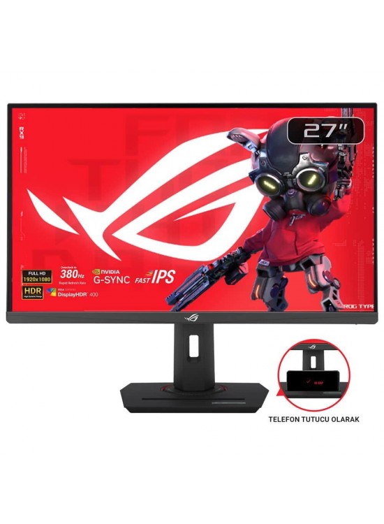 Asus 27" Rog Strix XG279CNS 380Hz 0.3ms Full HD Adaptive Sync Fast IPS Pivot Gaming Monitör