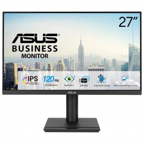 Asus 27" VA279QGS 120Hz 1ms Full HD Adaptive Sync IPS Kurumsal Pivot Monitör