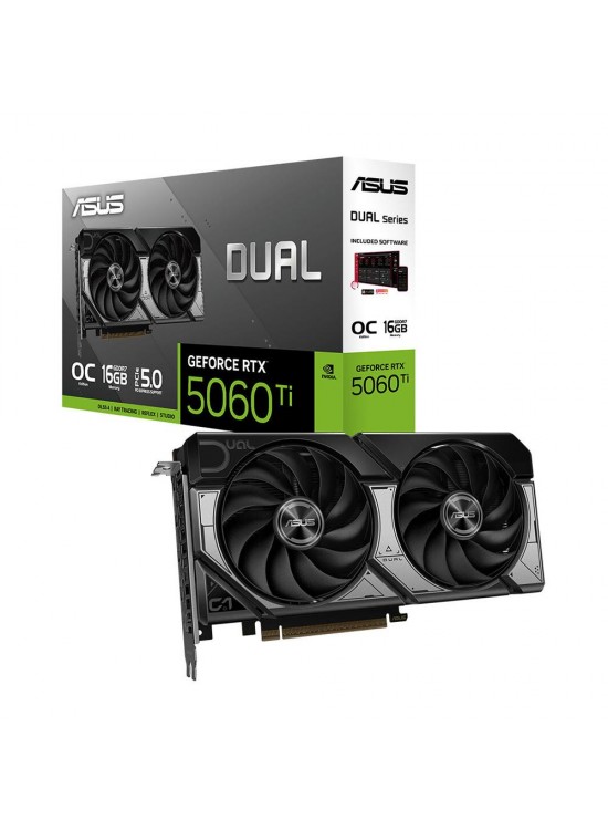 Asus Dual GeForce RTX5060Ti OC 16GB GDDR7 128 Bit DLSS 4 DUAL-RTX5060TI-O16G Ekran Kartı Asus Dual GeForce RTX5060Ti OC 16GB GDDR7 128 Bit DLSS 4 DUAL-RTX5060TI-O16G Ekran Kartı