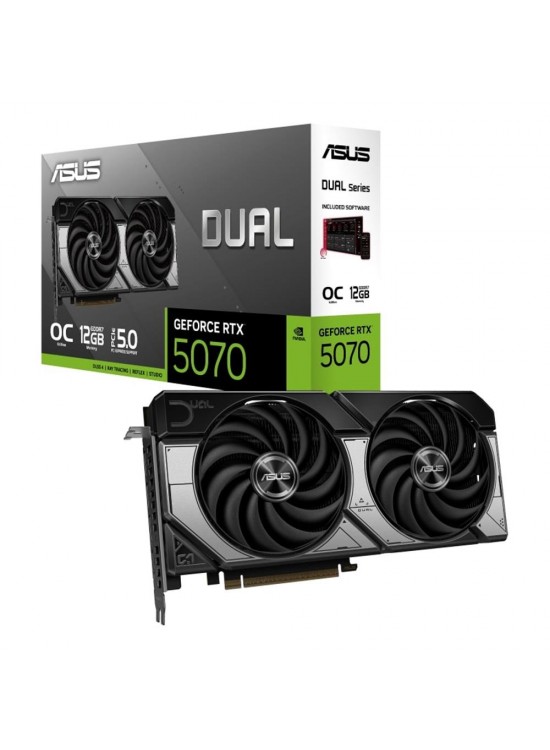 Asus Dual GeForce RTX5070 12GB OC Edition DUAL-RTX5070-O12G GDDR7 192Bit Gaming (Oyuncu) Ekran Kartı Asus Dual GeForce RTX5070 12GB OC Edition DUAL-RTX5070-O12G GDDR7 192Bit Gaming (Oyuncu) Ekran Kartı