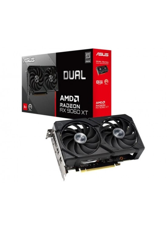 Asus Dual Radeon RX 9060 XT DUAL-RX9060XT-8G 8GB GDDR6 128 Bit Ekran Kartı Asus Dual Radeon RX 9060 XT DUAL-RX9060XT-8G 8GB GDDR6 128 Bit Ekran Kartı