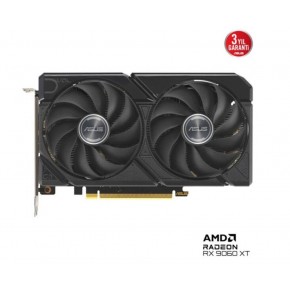 Asus Dual Radeon RX 9060 XT DUAL-RX9060XT-8G 8GB GDDR6 128 Bit Ekran Kartı