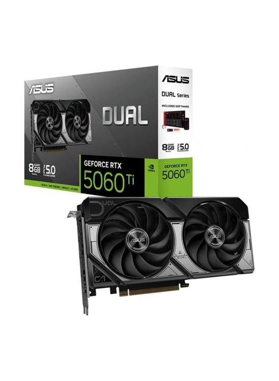 Asus GeForce RTX 5060 Ti DUAL 8G 8GB GDDR7 128 Bit DLSS 4 DUAL-RTX5060TI-8G Ekran Kartı Asus GeForce RTX 5060 Ti DUAL 8G 8GB GDDR7 128 Bit DLSS 4 DUAL-RTX5060TI-8G Ekran Kartı