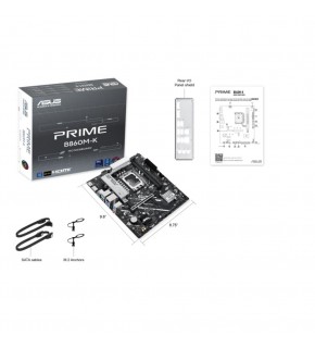 Asus Prıme B860M-K-Intel B860 Soket 1851 DDR5 8800+(OC)MHz mATX Gaming (Oyuncu) Anakart