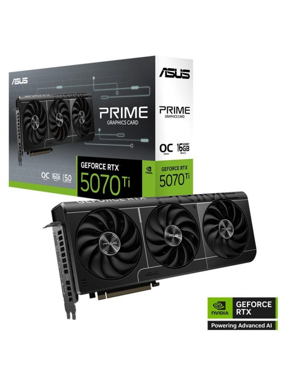 Asus Prime GeForce RTX5070Ti OC 16GB GDDR7 256 Bit DLSS 4 PRIME-RTX5070TI-O16G Ekran Kartı