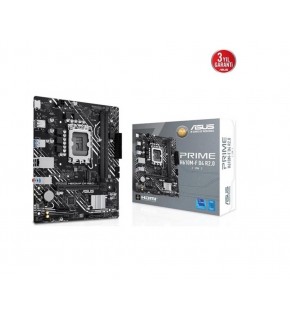 Asus Prime H610M-F D4 R2.0 3200MHz DDR4 Soket 1700 M.2 HDMI mATX Anakart