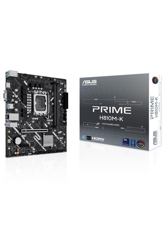 Asus Prime H810M-K 6400MHz DDR5 Soket LGA1851 M.2 HDMI VGA mATX Anakart
