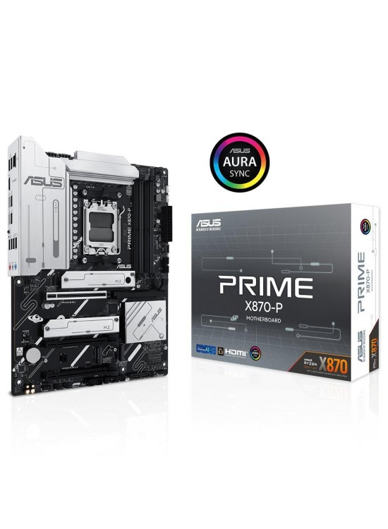 Asus Prime X870-P 8000MHz(OC) DDR5 Soket AM5 M.2 HDMI ATX Anakart Asus Prime X870-P 8000MHz(OC) DDR5 Soket AM5 M.2 HDMI ATX Anakart