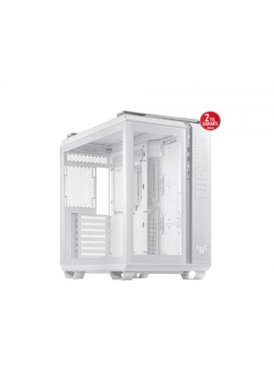 ASUS TUF Gaming GT502 Plus Panaromik Temperli Cam USB 3.2 ATX Beyaz Gaming Kasa