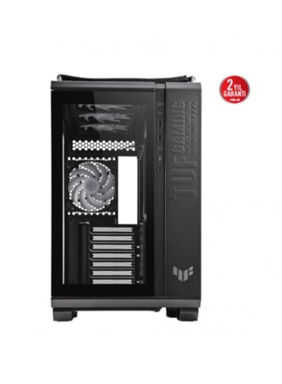 ASUS TUF Gaming GT502 Plus Panaromik Temperli Cam USB 3.2 ATX Siyah Gaming Kasa ASUS TUF Gaming GT502 Plus Panaromik Temperli Cam USB 3.2 ATX Siyah Gaming Kasa