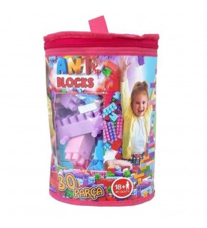 Asya Ant 80 Prç.çantalı Blocks Pastel HP-082
