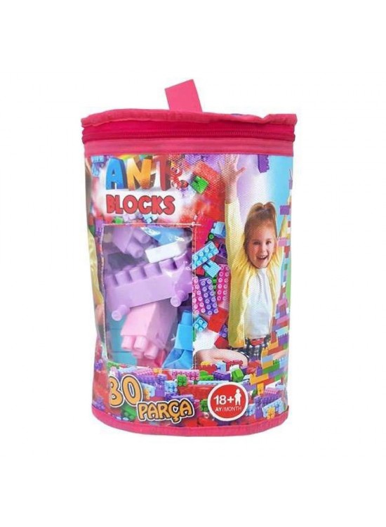 Asya Ant 80 Prç.çantalı Blocks Pastel HP-082