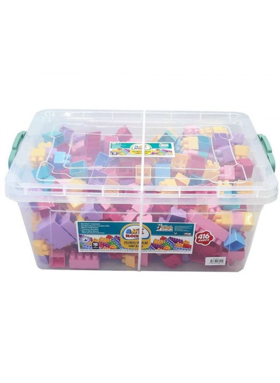 Asya Ant Blocks Pembe 416 Parça Box ANT416-P